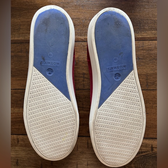 Rothy's Slip On Sneaker Garnet - Picture 3 of 9
